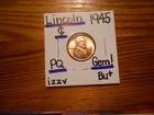 1945 Lincoln Cent Gem BU+ SPLENDID!!!! PQ!!!! SO NICE!!!!!!