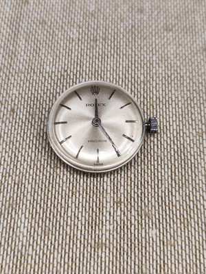 ROLEX PRECISION CAL 1401 SWISS MOVEMENT DAMEN ZIFFERBLATT - Vintage Uhrenteile Uhren