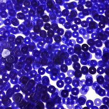 6mm Flat Sequins Royal Purple Transparent Glossy See-Thru Made in USA