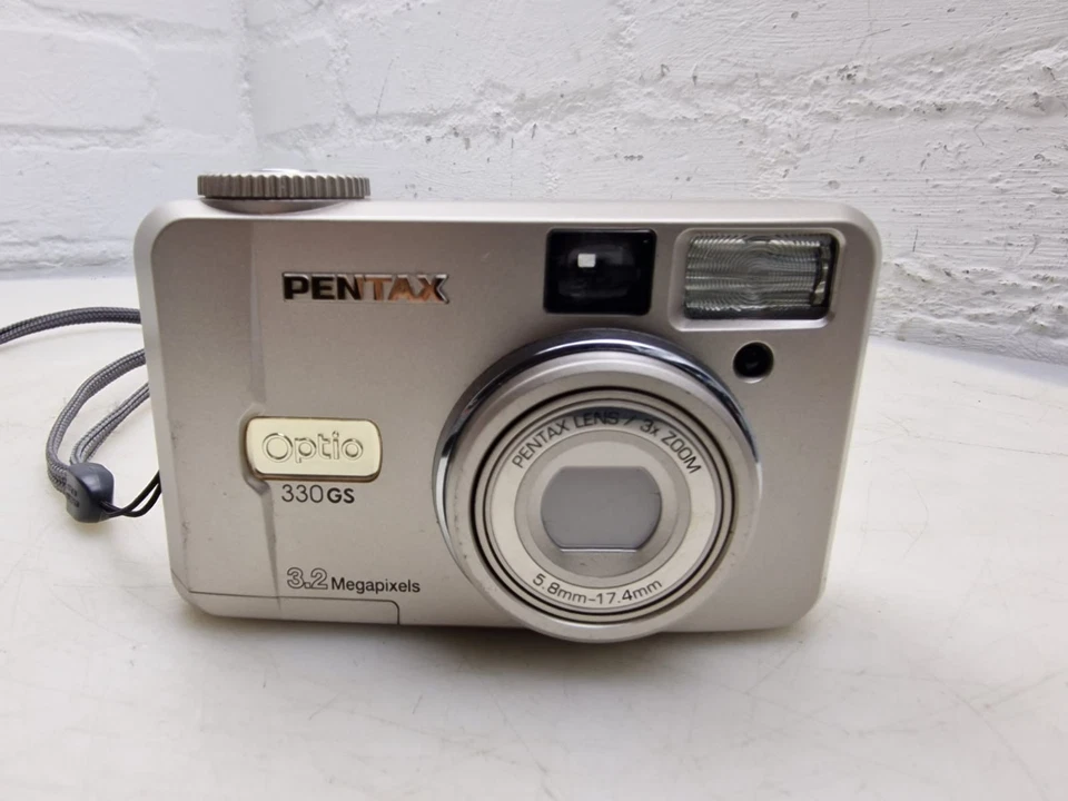 PENTAX Optio 330GS Digitalkamera 3,2MP 3x Zoom Flip-LCD – Nicht Getestet - Bild 3 von 4