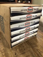 NOS Texaco  TA-29 Air Filters  6 Units Full Case
