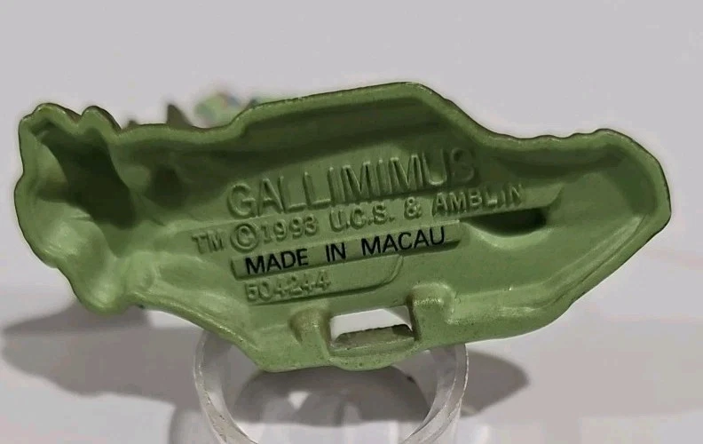 1993 Литой Металл Парк Юрского периода Птеранодон и Галлимимус UCS & AMBLIN 2" Высота  - Изображение 3 из 4