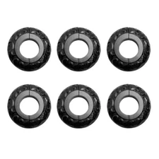 Black Radiator Flange Aluminum Ring Escutcheon Pack of 6 Renovators Supply