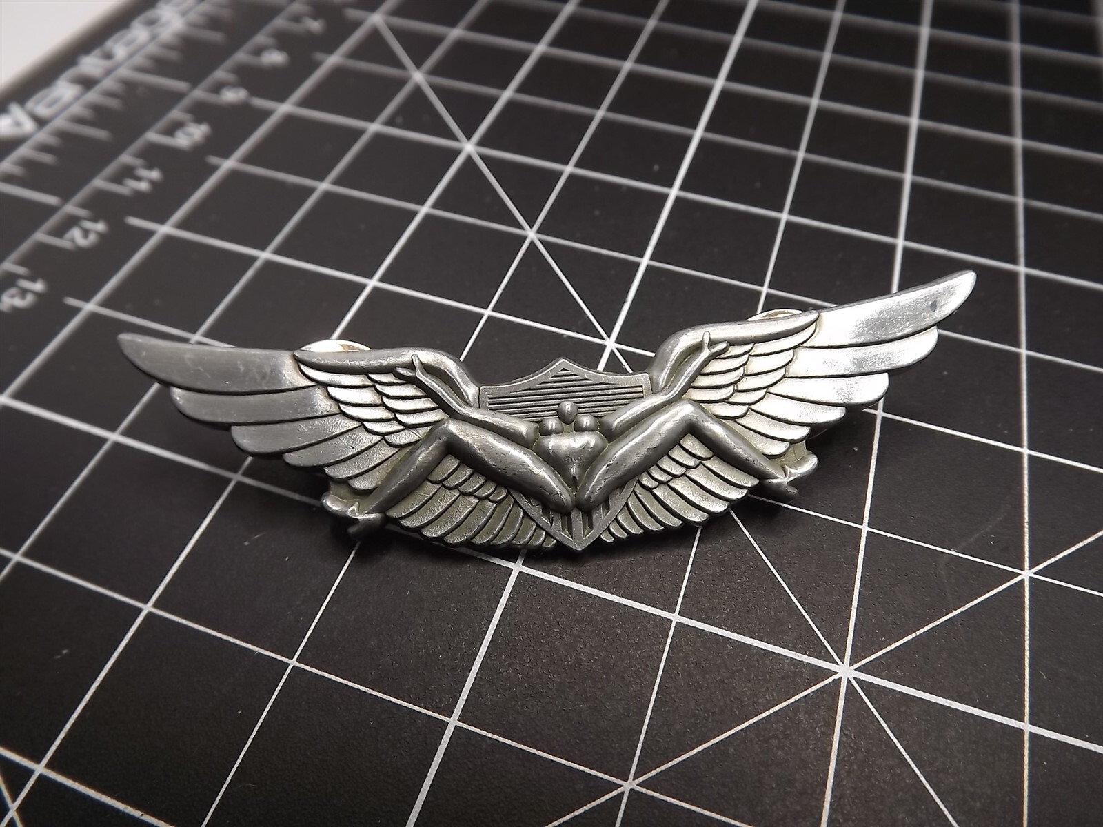 BUSH WINGS PIN PILOT BADGE PARACHUTE JUMP WINGS GUARANTEED FOR LIFE eBay