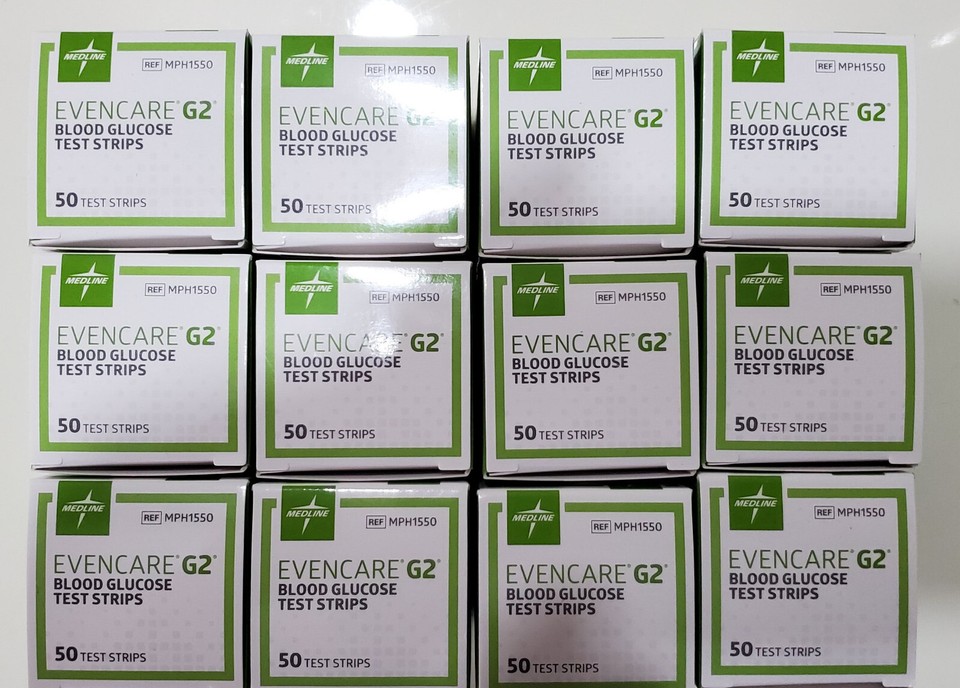 Evencare Medline G2 Blood Glucose Test Strips, eBay