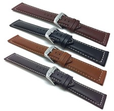 18-30mm Extra Long XL Leather Watch Band Strap, Many Colors, Fits Citizen  More