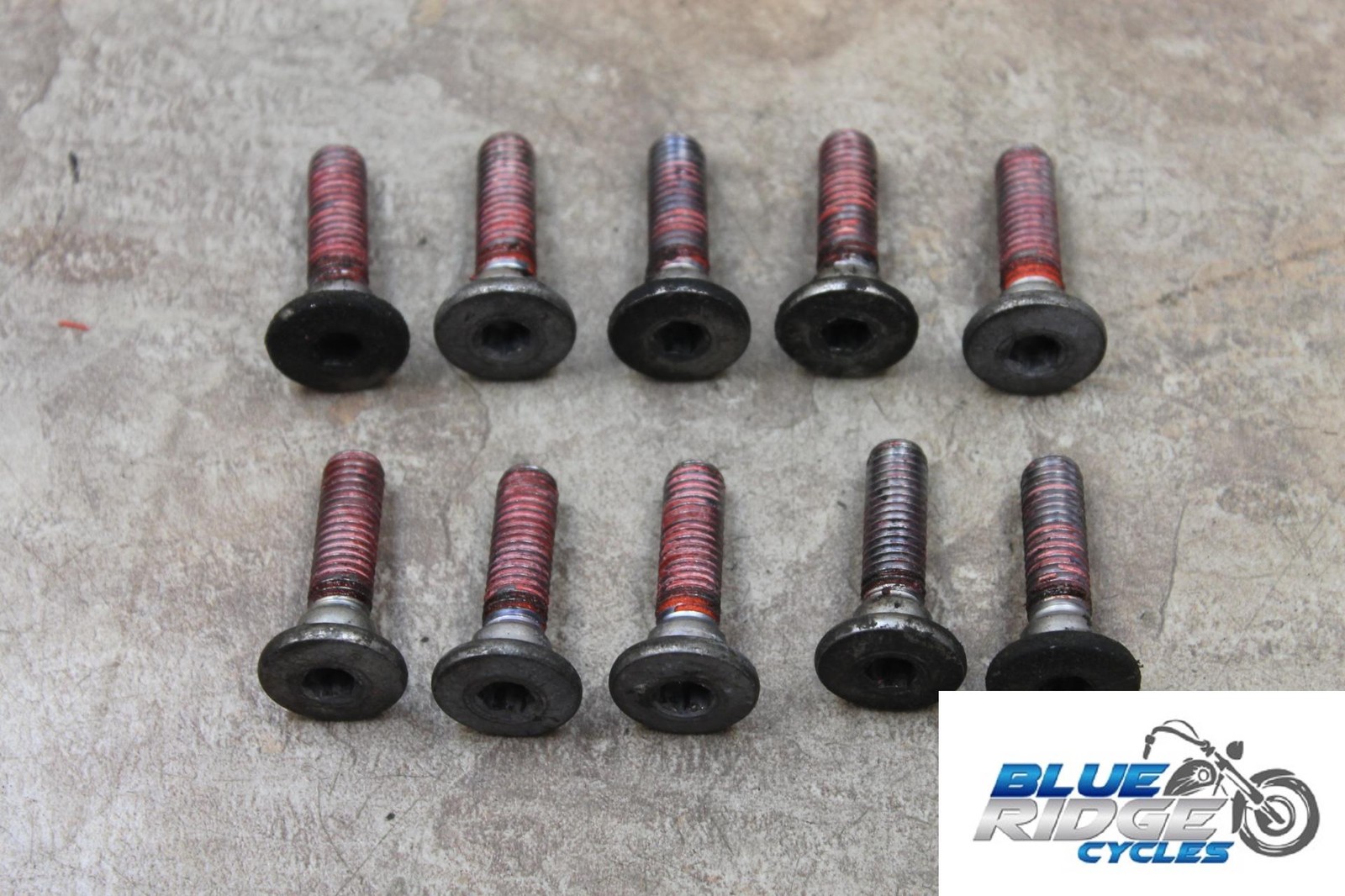 9900 KAWASAKI ZRX 1100 OEM FRONT BRAKE ROTOR BOLTS DISC HARDWARE SCREW