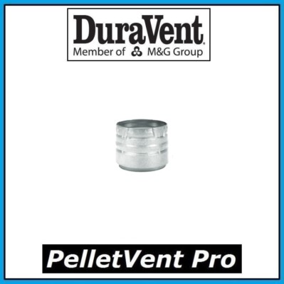 DURAVENT PELLETVENT PRO Pipe 3'' Ravelli 80mm Appliance Adapter #3PVP-ADR NEW!