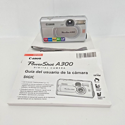 Canon PowerShot A300 3.2MP Digital Camera with 5.1x Digital Zoom