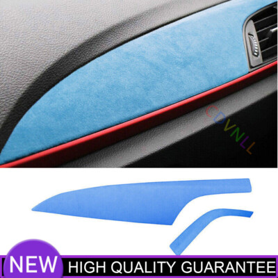 For BMW 1 Series F20 F21 F22 F23 Blue Suede Car Air Conditioning Air Outlet Vent