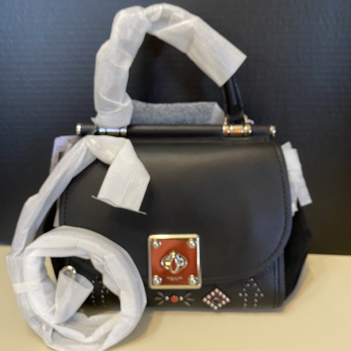 Coach Western Rivet Drifter Top Handle Satchel Leather Suede NEW