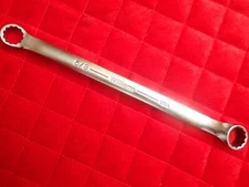 Double Head 10? Offset Box End Wrenches,12-Pt,Chrome Satin,Metric & SAE,Williams