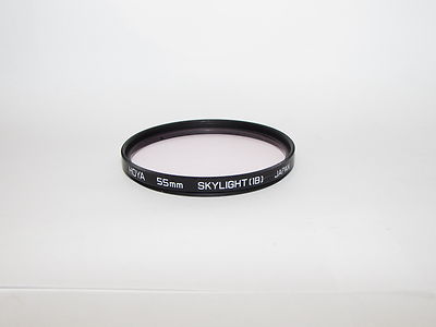 Used Hoya Skylight (1B) 55mm Lens Filter Made in Japan O31527
