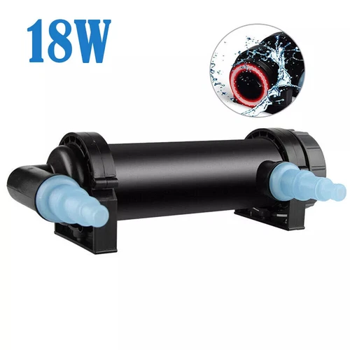 18W Aquarium Pond Fish Tank Sterilizer UV Lamp Light Clarifier/ Filter Pump New - Picture 13 of 14