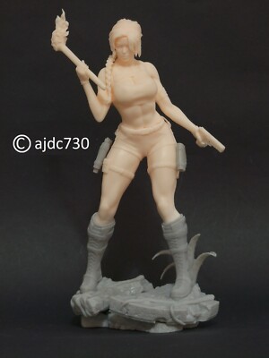 Lara Croft - Crop Top Version Maßstab 1/10 180mm 3D gedruckt Resin Figur Modellbausatz