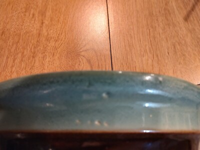 Redwing Oomph Bake Ware Bowl. 10'' wx5''high. Some chips and cracks.