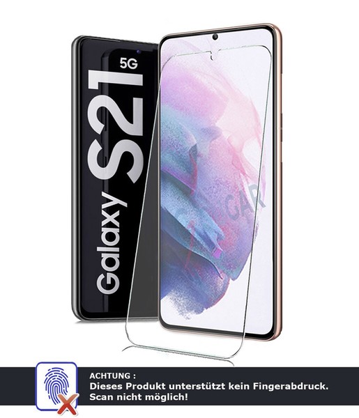 FüR Samsung Galaxy S21 5G - 9H Panzerfolie Echt Glas Display Schutzglas-image