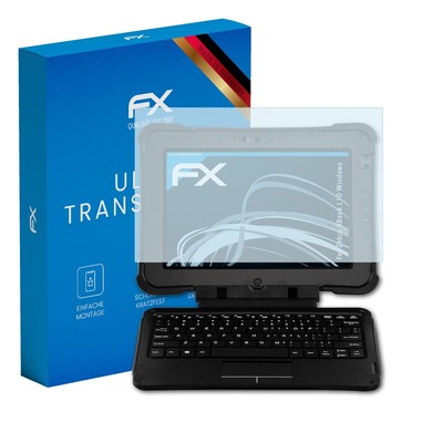 atFoliX 2x Displayschutzfolie für Zebra XBook L10 Windows Schutzfolie klar Folie