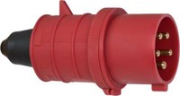 Brennenstuhl Cee-Stecker 5-Polig 32A 400V Cee-Rot Drehstrom Starkstrom