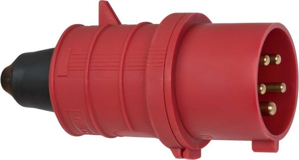 Brennenstuhl Cee-Stecker 5-Polig 32A 400V Cee-Rot Drehstrom Starkstrom-image