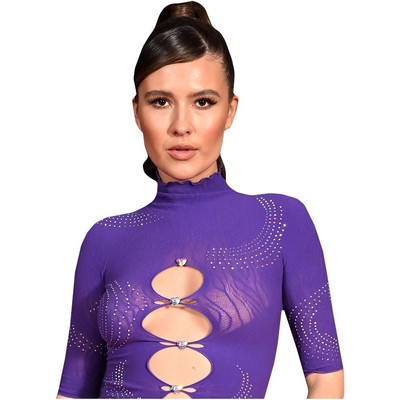 Amelia Webb (Purple Top) Half Body Buddy Cutout | eBay
