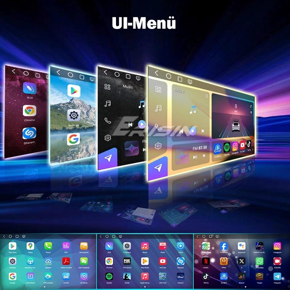 Qualcomm 128GB Android 14 DAB+Autoradio GPS Toyota RAV4 Prado Hilux Vios Corolla - Bild 4 von 4