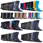 Gentle Grip - 9 Pairs Mens Diabetic Non Elastic Socks | Cotton Soft Top Socks