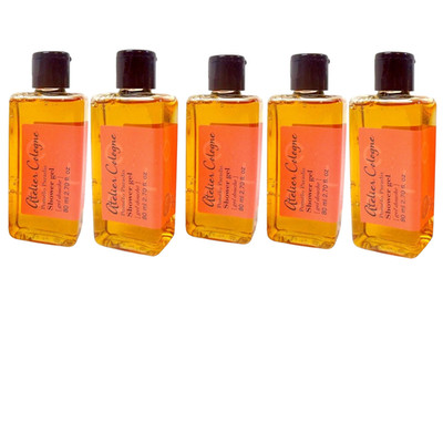 (Lot of 5) Atelier Cologne Pomelo Paradis Shower Gel Travel Size 2.7oz/80ml. New