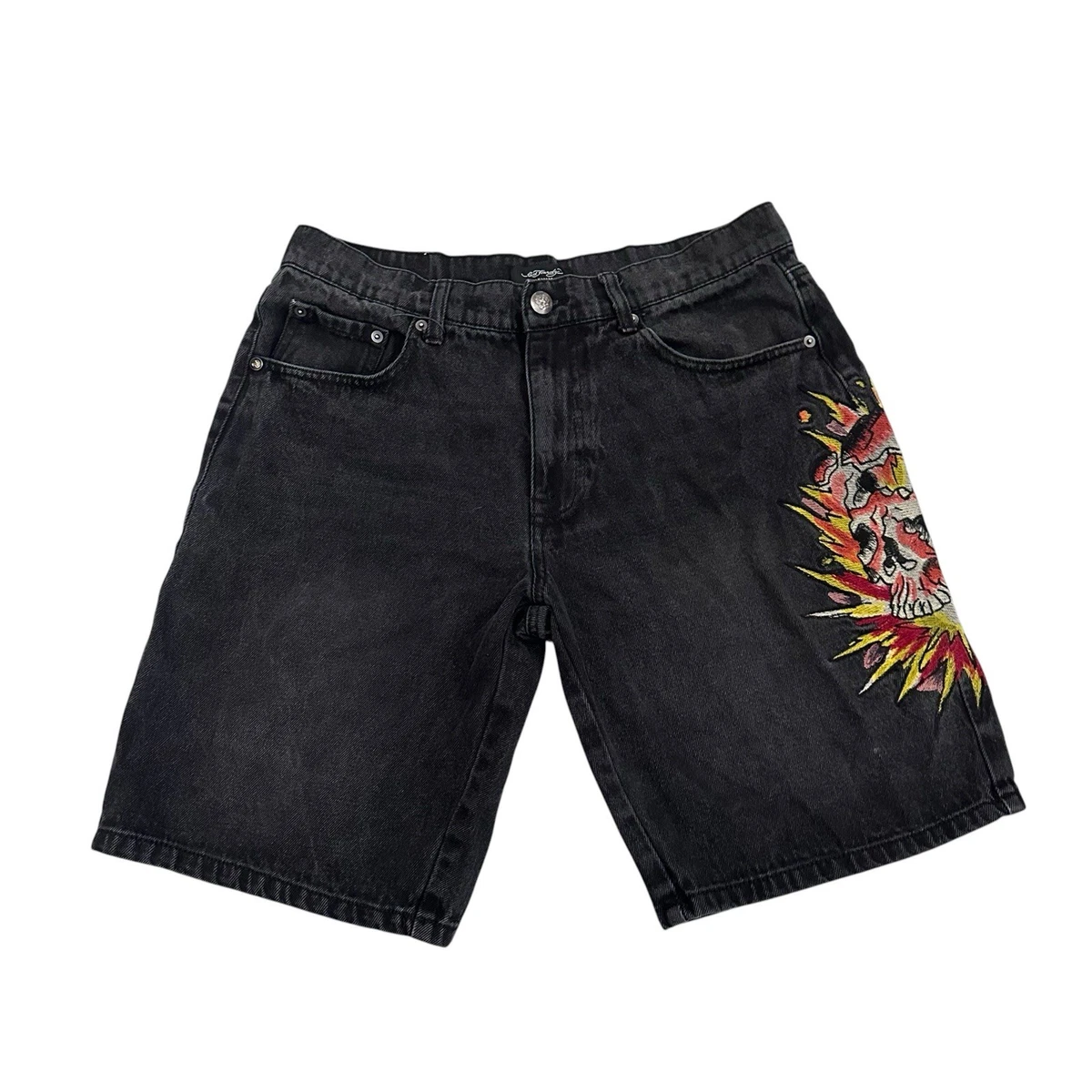 Ed Hardy Cotton Denim Shorts for Men for sale | eBay