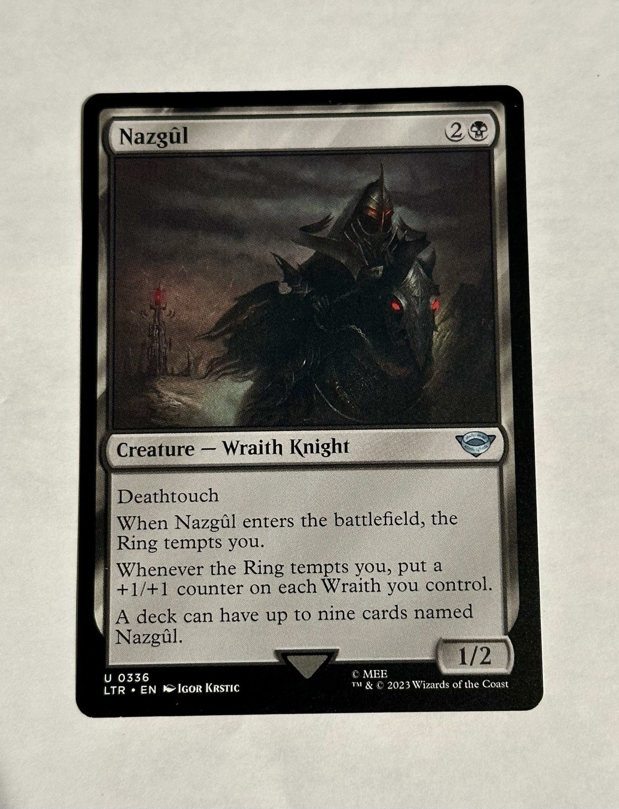 Nazgul Lord of the Rings: Tales of Middle-Earth MTG NM #336