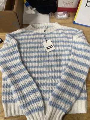 KBB by Kahlana Women s Striped Oversized Sweater Size Medium NWT