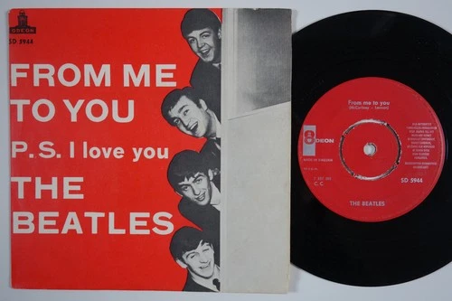 BEATLES From Me To You ARCHIVE M- SLEEVE & Sweden 45 RED VARIANT swedish HEAR!