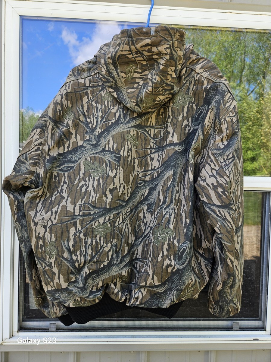 VINTAGE 1990s XXL CARHARTT REALTREE CAMO MOSSY OAK JR345 COAT