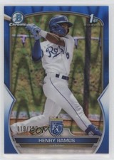 2023 Bowman Chrome Prospects Blue RayWave Refractor 119/150 Henry Ramos 0jv5