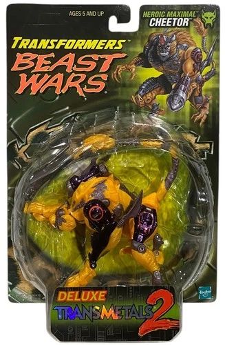 Transformers Beast Wars Transmetals 2 Cheetor Vtg 1998 Action Figure NEW READ