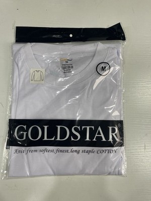  NEW NEW! Exclusive Goldstar Long Sleeve T-Shirt White All Sizes Available S-2xl