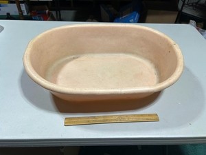 1950's vintage pink plastic tub for bathing baby