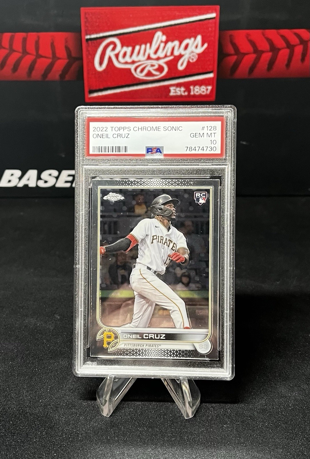 2022 Topps Chrome Sonic Oneil Cruz #128 PSA 10 Pirates RC