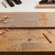 2 Pcs Schalungsvorrichtung F&uuml;r Die Holzbearbeitung Router-vorlage Dekorative