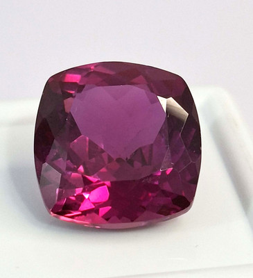 Rhodolite Garnet Cushion Cut 14-16 Carat Certified Natural Loose Gemstone TQ012