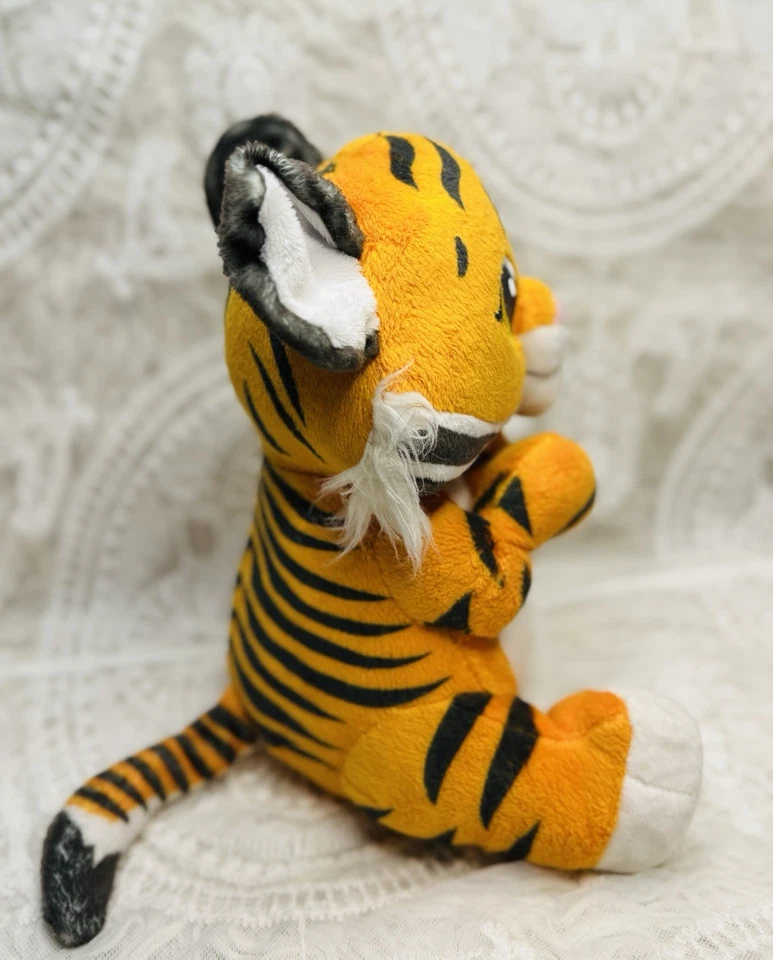 Pelúcia sem cobertor bebê animal reino safári tigre parques da Disney - Imagem 3 de 4