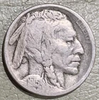 1915d Buffalo nickel, nice original VG condition obverse lamination error
