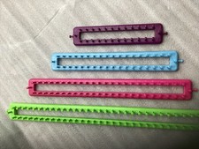 4 Pcs Rectangle Knitting Looms Kit Loom Knitter Different Sizes Plastic Looms