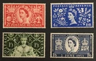 GB QEII 1953 Coronation Set of 4 SG532 - SG535 MNH (CO9)