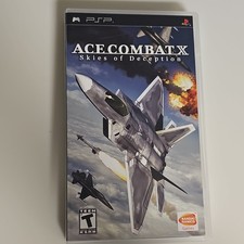 BANDAI NAMCO Ace Combat X: Skies of Deception Sony PSP UMD w/ Manual T