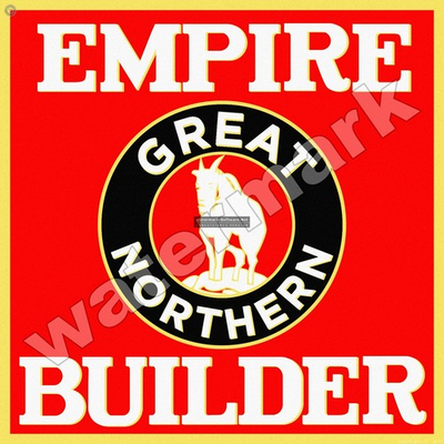 #ad #ad Empire Builder Great Northern 12quot; x 12quot; Metal Sign $21.99