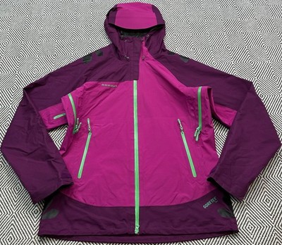 Mammut Adamello GoreTex Pro Hardshell Jacket Women s Pink Purple Size 2XL £350RP