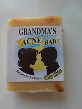 Grandma's Pure  Natural Oily Skin Acne Bar 4 oz READ
