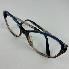 Bebe Kicking It BB7420 Blue Fade Oval Eyeglass FRAMES ONLY 135 Rhinestone Arms