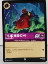 The Horned King - Heartless Devil - LORCANA  Whispers in the Well 38/204 singles